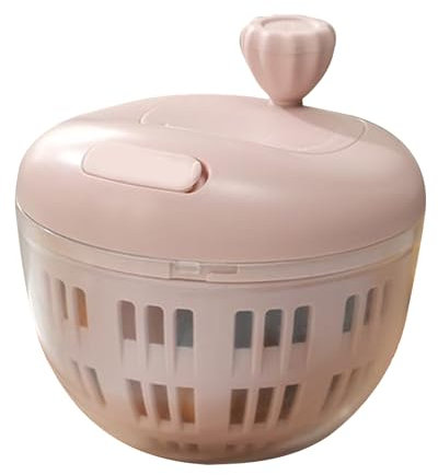 Essoreuse à légumes, bol à salade, 14 x 14 x 12 cm, design réfléchi, passoire à fruits, base antidérapante, taille compacte de 800 ml pour cuisine, camping et pique-nique