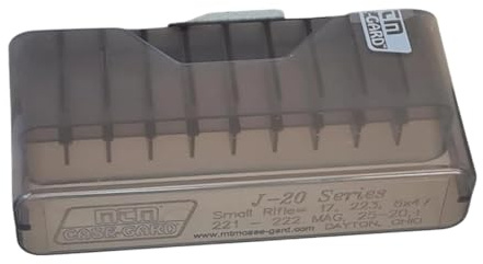 Scatola Porta Munizioni J-20 Series, Compatibile con Calibro 17, 223, 221, 222 MAG, 6x47