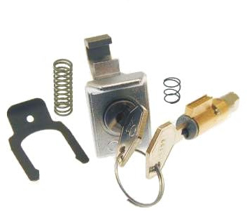 CifRicambi Kit Lenkradschloss + Koffer mit Universalschlüssel, kompatibel mit Vespa 50-125 Primavera - P 125 X - P 150 S 150 Super - 200 Rally 5654