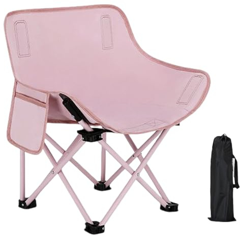 Fällstol – 30 x 30 x 53 cm hopfällbar sits, höghållfast stålrampall, ventilerande Oxford-tyg, stödstruktur | Lätt att bära för skissning, vandring, camping, pi