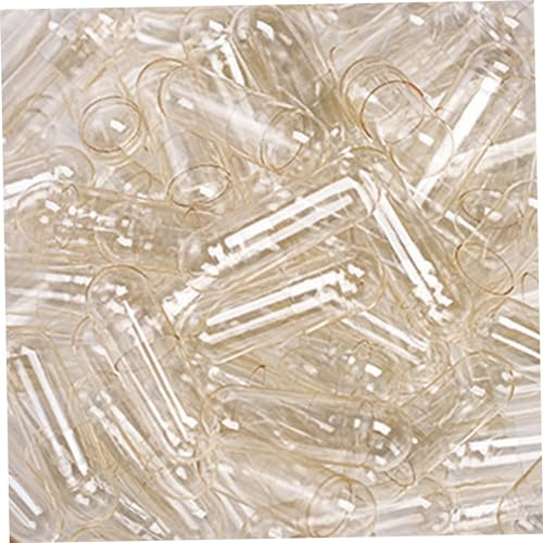 Capsules vides, 1000 pièces, transparentes, taille 00, Capsules vides, gélatine, solubilité gastrique, pilules pour le remplissage