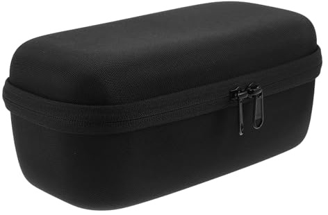 CHICAMPERA Portable Microphone Carry Case with Reinforced Grip Handle and Thickened Buffer Lining, Lightweight Protective Storage Bag for XLR Cables and Microphones, for Karaoke and Live