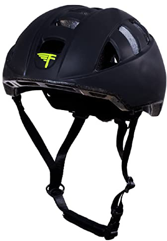 Flybar Kids Bike Helmet - Dual Certified Adjustable Dial, Skateboard Helmet, Roller Skating, Pogo, Electric Scooter, Snowboard, Youth and Toddler Helmet, Boys & Girls 3-14 (Black,L)
