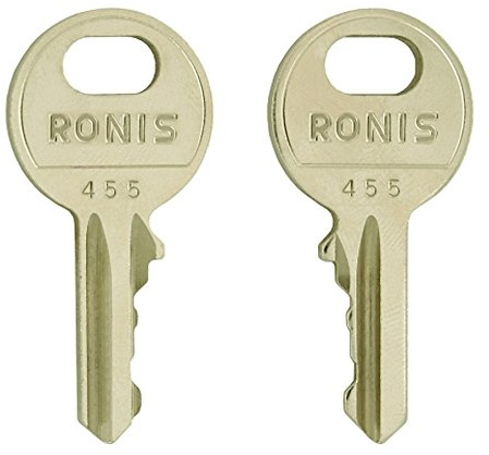 RONIS Eurolocks Ersatzschlüssel 0405E bis 4444E (bzw. 405 bis 4444) - für Briefkasten, Universalschlösser, Möbelschlösser, etc. von RONIS und Eurolocks - Schließung 1242E (bzw. 1242)