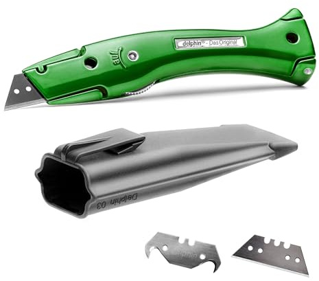 Delphin®-03 Style Edition inkl. Klingen und Kunststoffköcher, Teppichmesser