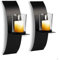 ZIKSUN Modern Art Candle Sconces Wall Holder 2 Pcs, Vintage Candle Holder With Glass Cup Wall, Hanging Tea Light Candles for Wedding Living Dining Room Entryway Decoration