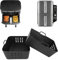 2 Stück Silikonform Heißluftfritteuse Zubehör für Ninja Double Stack XL Air Fryer Heißluftfritteuse SL400EU 9,5L Airfryer, Airfryer Zubehör Silikon Einsätze für NINJA AF400EU AF300EU