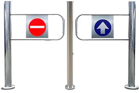 WhamtL Accès aux Barricades : Porte D'entrée Battante, Garde-Corps Battant pour Garages, Parkings et Gares, Porte à Sens Unique, Barrières à Ouverture à 90°, Demi-portillons(180x100cm(71x39in))