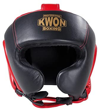 Kwon professional Boxing Kopfschutz SPARRING schwarz/rot