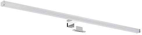 SEBSON® LED Lampada da Specchio per Bagno 90cm, IP44, Lampada Morsetto + Armadio, Bianco Neutro 4000K, 15W, 1300lm - 900x98x44mm