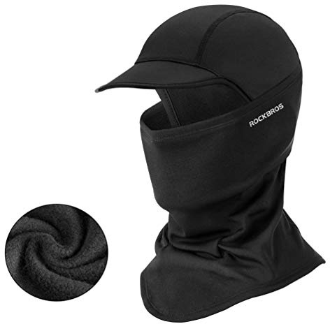 ROCKBROS Sturmhaube Winter, Atmungsaktive Sturmmaske Fahrrad Gesichtsmaske Warm Balaclava für Herren und Damen Skifahren Radfahren