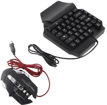 Kabelverbindung Gamepad Tastatur Maus Konverter Set für PUBG Android, Tastatur und Maus Konverter Handy Tastatur Maus Adapter für Android System(Lite+F6+G2 mischen)