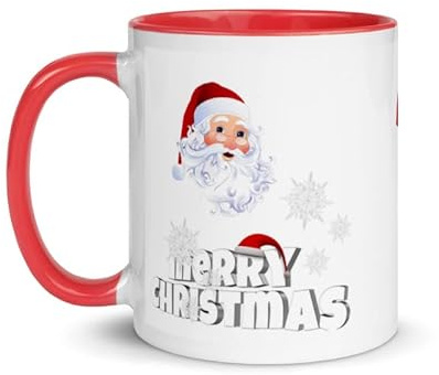 Générique Mug drôle Père Noël HO HO HO ! Merry Christmas Idée de cadeau à Offrir Famille, Ami, Frère, Sœur Père, Mère,ou pour le plaisir d'offrir.,