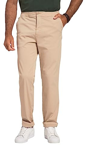 JP 1880 Chino Flexnamic, Taille à Enfiler, Poches Pratiques, Coupe Droite Pantalons, nacré, 4XL Homme