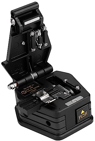 Couperet de Fibre Optique, Séparateur de Fibre Optique de Haute Précision | Couteau de Coupe de Câble de Coupe de Fiber Optique, Outil de Coupe de Fiber Optique de Diamètre 125um Avec Sac Anti-chute