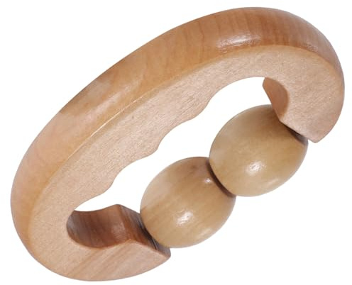 Handmassagegerät für Rücken, Beine und Nacken, Tragbar | Leichtes Khakifarbenes Gerät, für Zuhause und Unterwegs, zur Entspannung der Muskulatur
