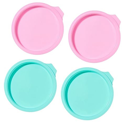 Alipis 4 Piezas Molde Para Pastel De Arcoíris Redondo De Molde De Silicona Para Hornear Para Hacer Pasteles De Cumpleaños Reposteria Silicona Utensilio Para Hornear