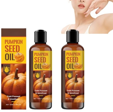 Olio di semi di zucca biologico olio di semi di zucca pressato a freddo anti-età adatto per capelli e pelle