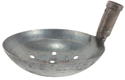 Mipcase Pelle à en Métal Réutilisable pour Nettoyage De Puits Et Canalisations Grosse Louche à en Fer Robuste Trou Outil Professionnel pour Bâtiment Plomberie