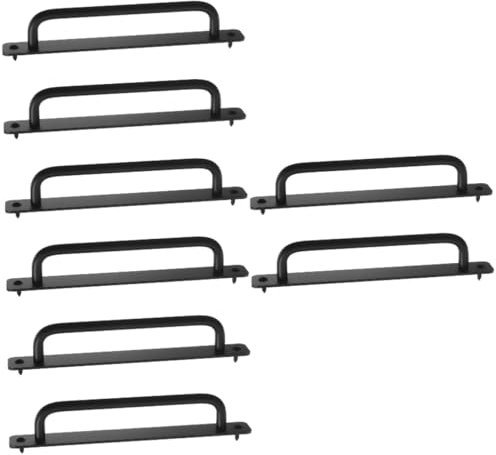 SHINEOFI 4 Set Maniglia Per Porta Scorrevole Da Design Elegante Per Portoni Armadi E Garage Facile Installazione E Massima Durabilità 2 Pezzi*4
