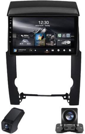 Android 14 Radio de Coche de Doble DIN de Coche para Kia Sorento 2 XM 2009-2012 Carplay inalámbrico Android, 10 Pulgadas Pantalla Táctil con/Bluetooth/Radio FM/ADAS DVR+Cámara(B,X2)