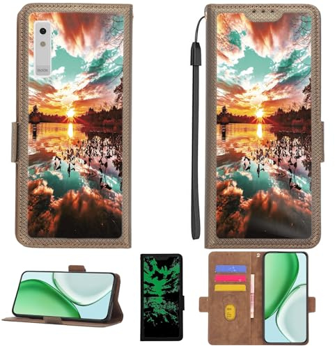Kinetijy Funda Compatible para Onyx BOOX Palma 2 Pro eReader Funda Case Carcasa Soporte Cover [con 9H Dureza HD Protector Pantalla][Bloqueo RFID][Leuchteffekt] PTZ-FJ