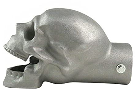 Yorimi Metal Head Bone Exhaust Tip,Diameter Exhaust Pipe Trim Stainless Steel Muffler Tip Skull Exhaust Pipe,Exhaust Tips Car Exhaust Tail Pipe Outlet Tip