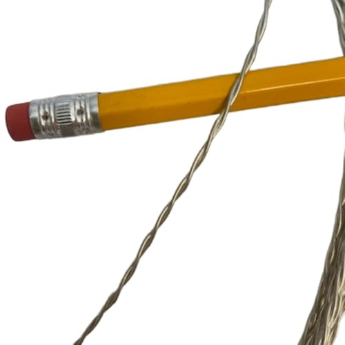 Gedrehter verzinnter Kupferdraht, 20 Gauge, 6,5 m Spule, perfekt für Buntglasprojekte