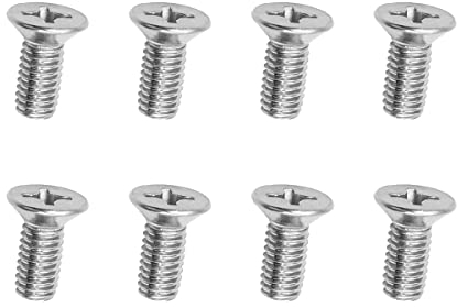 CGEAMDY 8 Stück Rotor Schrauben für Bremsscheiben Auto, Schrauben zur Befestigung von Autobremsscheiben, Bremsscheibenschraube Rotorschrauben, Edelstahl Rotor Screw