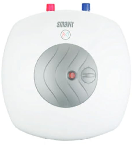 Smavit - Calentador de Agua Eléctrico con Resistencia, Calentadores de Agua de Almacenamiento de 10 Litros para Debajo del Lavabo - Jonio