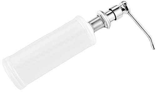 DDKYHU Duschpumpen-Seifenspender für Küchenspüle, Edelstahl, 350 ml, 11,8 oz, Spülmittelspender, Seifenpumpe, Seifenhalter, Einhand-Seifenspenderpumpe für den Haushalt