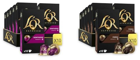 L'OR - Café Espresso - 200 Capsules (Delizioso, Forza)