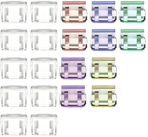 Verazquy 20Pcs Sliding Window Security Clips Locks - Child Safety Sash Stopper, Limit Stopper for Doors Windows Restrictor Sliding Window Door Safety Locks