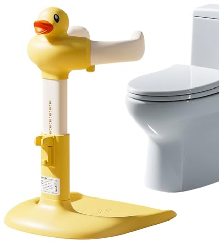 Asiento de baño para bebés | Soporte de pie para el baño del bebé - Altura ajustable, base antideslizante, ayuda para 6 a 24 meses