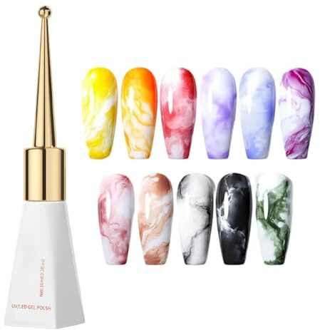 Dioeazh Gel Floral Pour Ongles | 10ml Effets Étendus Vernis à Ongles | Durcissement Rapide Modelage Sculpture Peinture Beauté Pour Art Manucure Maison