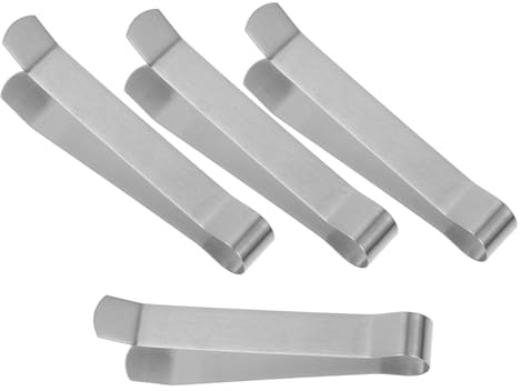 JEWEDECO 4 Pezzi Estintore per Candela in Acciaio Inossidabile Argento, Clip Pratica e Leggera per Spegnere Stoppini, Facile da Trasportare, per Uso Domestico