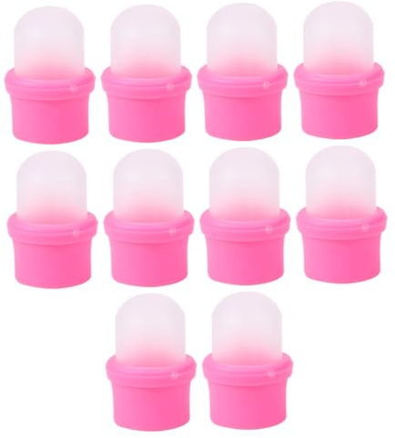 TOPBATHY 10 Stück Teiliges Nagelentferner Hochwertigem PP Wiederverwendbare Maniküre soak off Abdeckungen Eng Anliegend für Nagellackentfernung für UV gel und DIY Nagelpflege