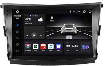 9 Pollici 2DIN Androide 15 Autoradio Stereo Radio per SsangYong Tivoli 2015-2019 con CarPlay Android Auto WiFi /4G SWC BT5.0 GPS Telecamera posteriore(B1 2+32G)