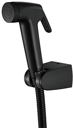 Handheld Bidet Sprayer for Toilet Cloth Diaper ABS Portable Wall Mounted Wash Shower Set with Single Cold Attachment for Personal Hygiene,Chrome(Nero)
