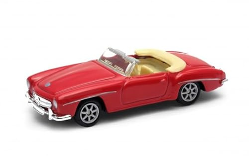 OPO 10 Modellino di Auto Compatibile con Mercedes Benz 190 SL 1955, Scala 1:64, 7,5 cm (3 Pollici), Welly SUP15
