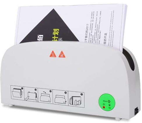 Máquina de encuadernación Hot Melt, mini máquina de encuadernación térmica eléctrica A4, grosor máximo de encuadernación de 33 mm, kit de encuadernación Book Ridge, operación simple, encuadernación