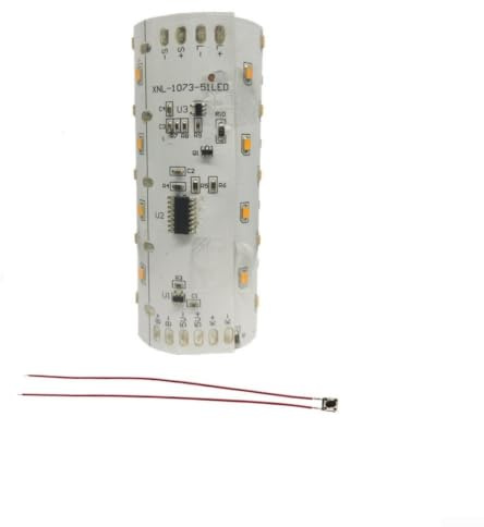 3.7V Solar Flammenlicht PCBA 51 LEDs Leiterplatte für Kerzen DIY Lampen 12x9cm