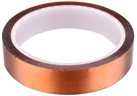 DollaTek 15mm x 33m Cinta Adhesiva de Alta Temperatura Resistentes al Calor de poliimida para la Plataforma de la Impresora 3D / Tarea eléctrica/Tarea de Soldadura