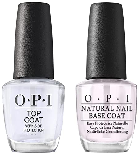 OPI Le Kit de Soins des ongles La base et la finition pour les ongles, 15ml