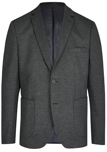 steffenklein, Classy Gentleman, giacca da uomo, in jersey, elastica, grigio melange, grigio., 60
