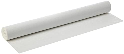 Papier-Tischdecke in Weiß aus Papier 1 m x 100 m - Tischtuchpapier Tischdecke Einweg Tischtuchpapier weiß ideal für Jede Party, Vereinsfeier, Geburtstagsfeier