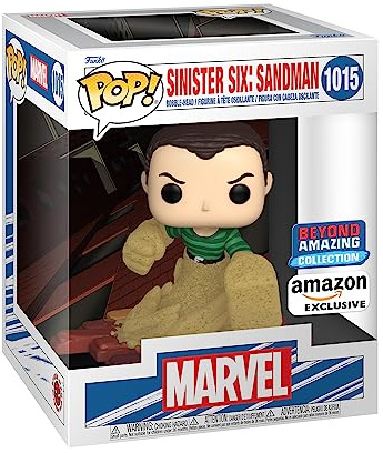 Funko POP! Deluxe: Marvel Sinister 6 - Sandman - Amazon Exclusive | Offizielles Superheroes Merch - Vinyl Sammelfigur als Regal Deko - Geschenkidee zum Geburtstag für Fans und Sammler