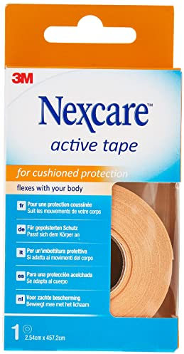 Nexcare CerottiActive Tape, Nastro 2,5 cm x 4,5 m, confezione da 1 pezzo