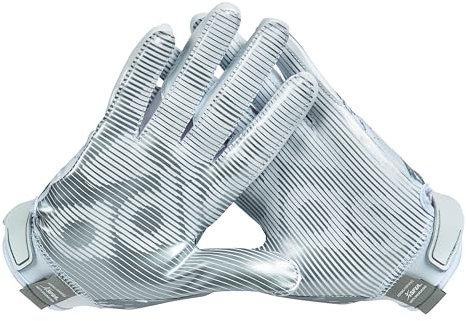 adidas Youth Scorchlight 6 - Guantes de Futbol para Niño Recepción, color blanco/plateado, talla M