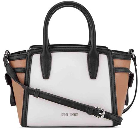Nine West Kyler Small Satchel, Camel Multi, Small